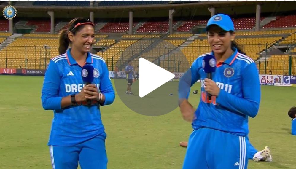 [Watch] Smriti Mandhana And Harmanpreet Kaur's Hilarious Banter After Thrilling Victory Vs SA-W